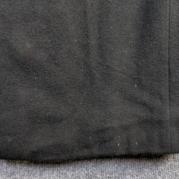 Kasper Men's Button-Up Coat Solid Black 50x48 Cashmere Blend Slit Back - Picture 5 of 16